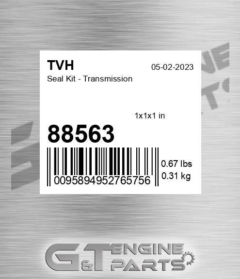 88563 Seal Kit - Transmission