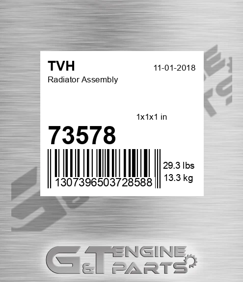73578 Radiator Assembly