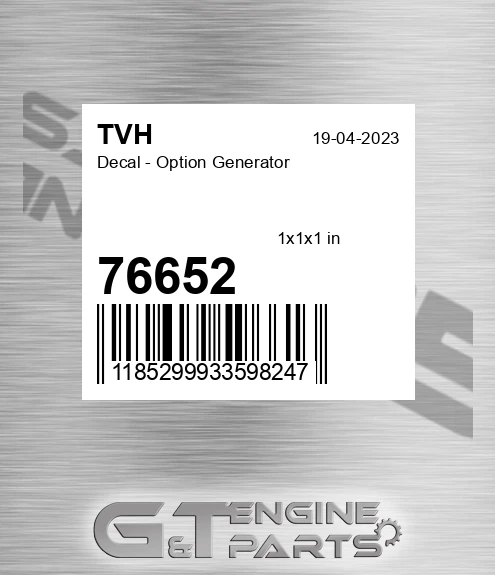 76652 Decal - Option Generator