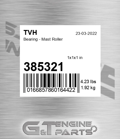 385321 Bearing - Mast Roller