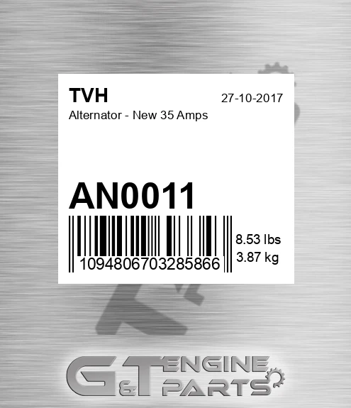 AN0011 Alternator - New 35 Amps