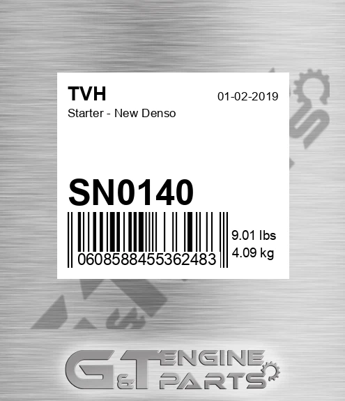 SN0140 Starter - New Denso