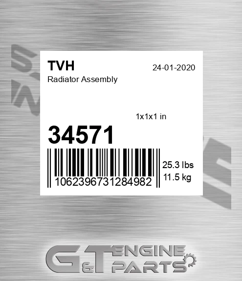 34571 Radiator Assembly