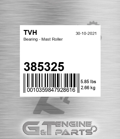 385325 Bearing - Mast Roller