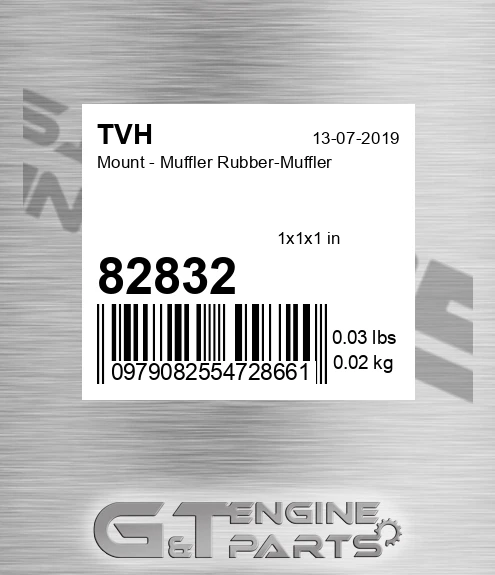 82832 Mount - Muffler Rubber-Muffler