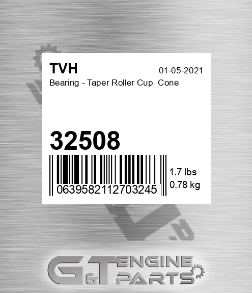 32508 Bearing - Taper Roller Cup Cone