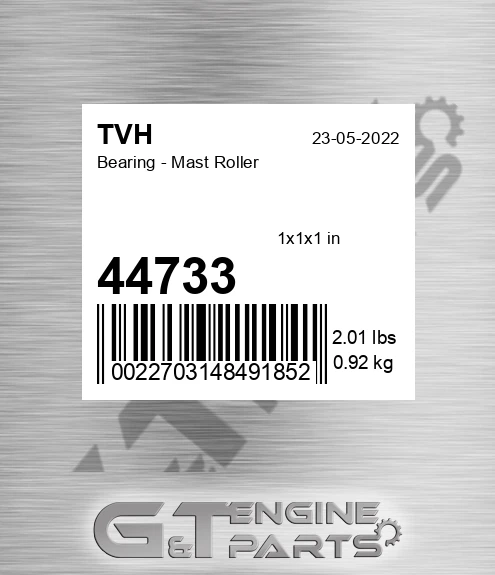 44733 Bearing - Mast Roller