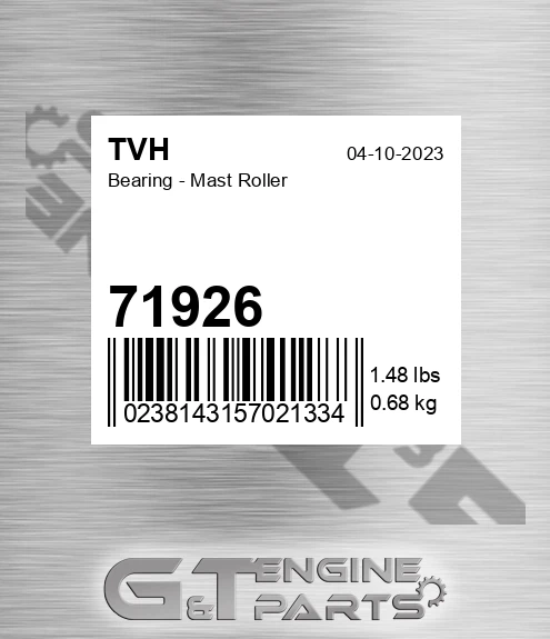 71926 Bearing - Mast Roller