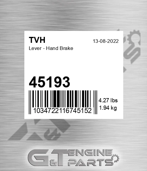 45193 Lever - Hand Brake