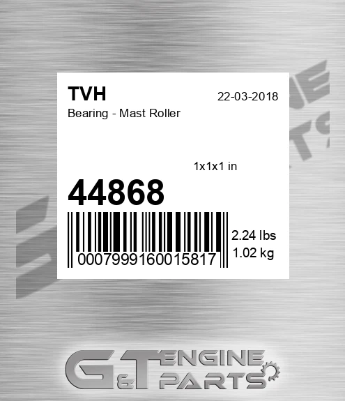 44868 Bearing - Mast Roller