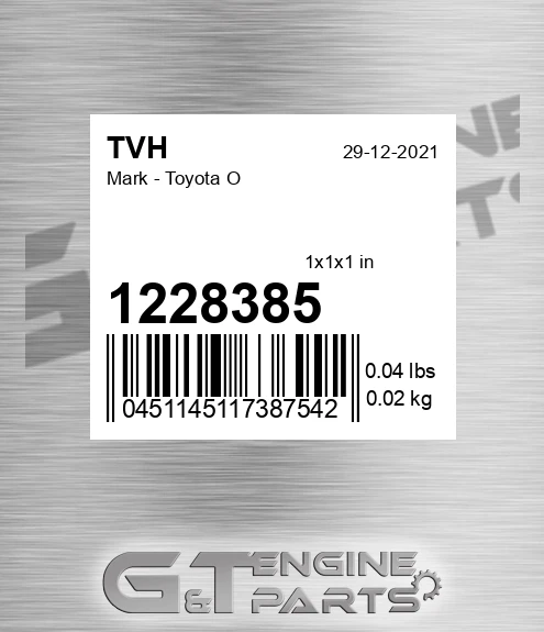 1228385 Mark - Toyota O