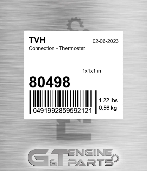 80498 Connection - Thermostat