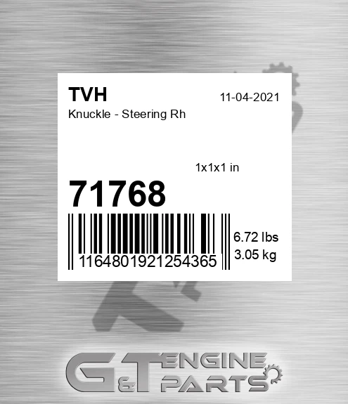 71768 Knuckle - Steering Rh