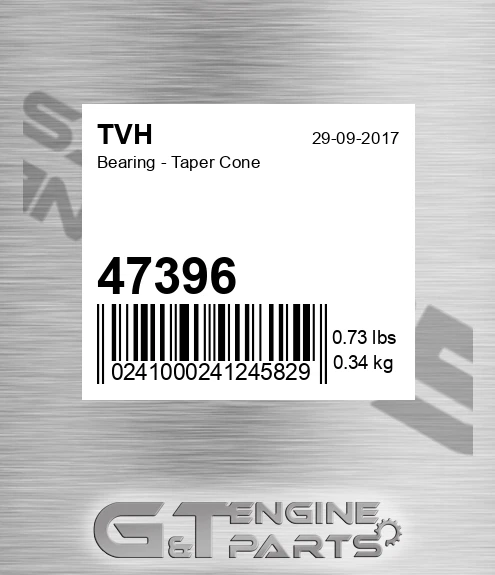 47396 Bearing - Taper Cone