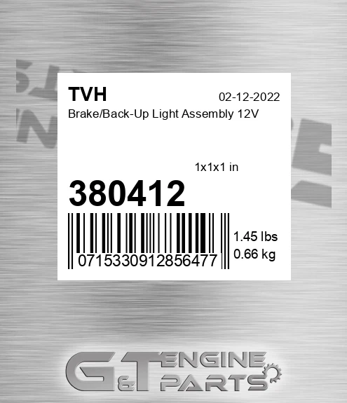 380412 Brake/Back-Up Light Assembly 12V