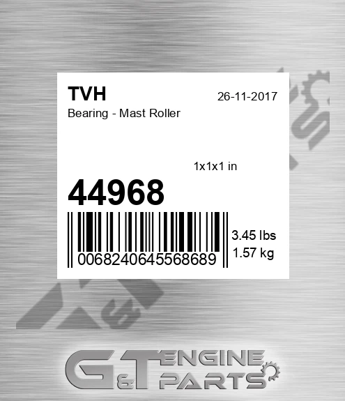 44968 Bearing - Mast Roller