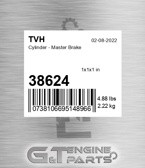38624 Cylinder - Master Brake