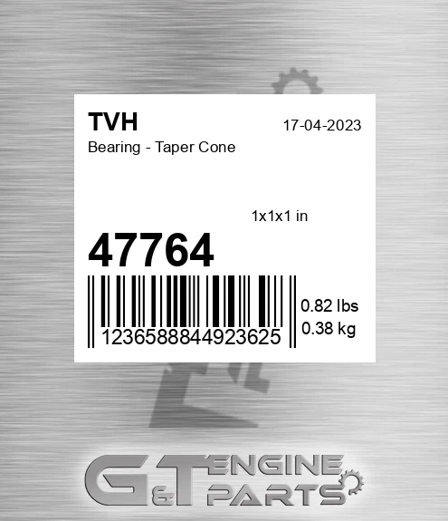 47764 Bearing - Taper Cone