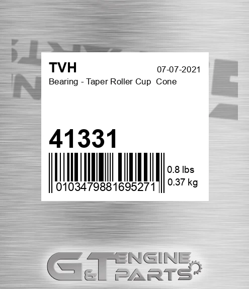 41331 Bearing - Taper Roller Cup Cone