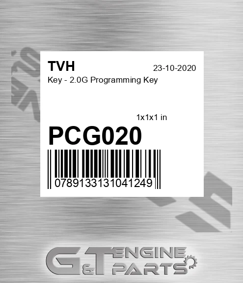 PCG020 Key - 2.0G Programming Key