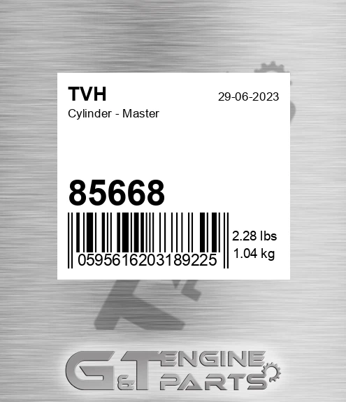 85668 Cylinder - Master