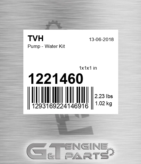 1221460 Pump - Water Kit