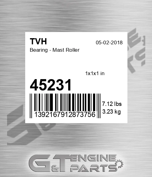 45231 Bearing - Mast Roller