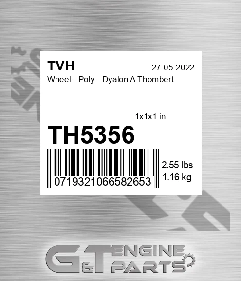 TH5356 Wheel - Poly - Dyalon A Thombert