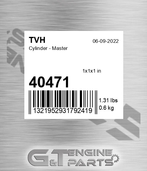 40471 Cylinder - Master