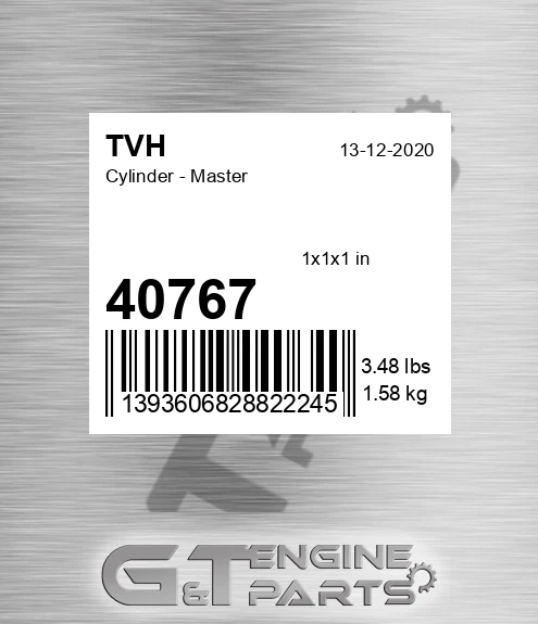 40767 Cylinder - Master