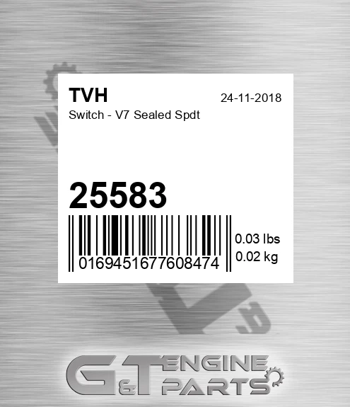25583 Switch - V7 Sealed Spdt