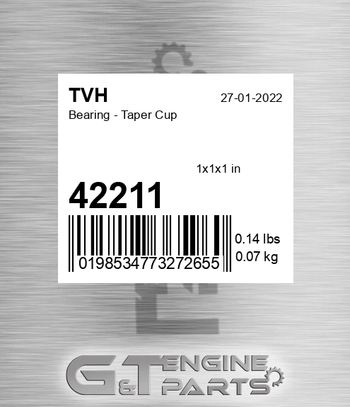 42211 Bearing - Taper Cup