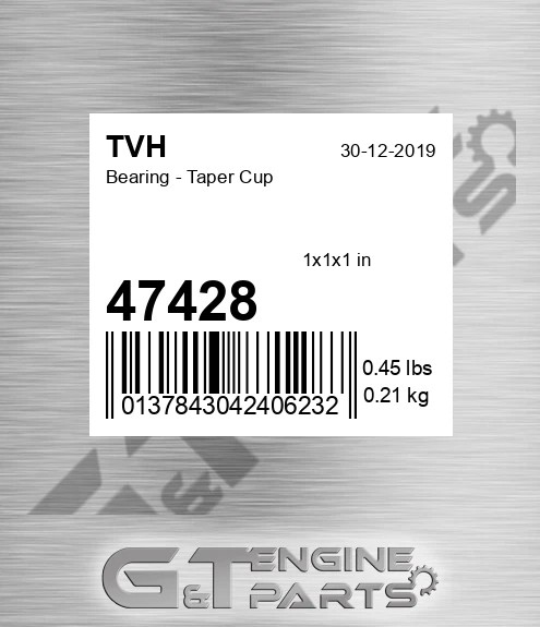 47428 Bearing - Taper Cup