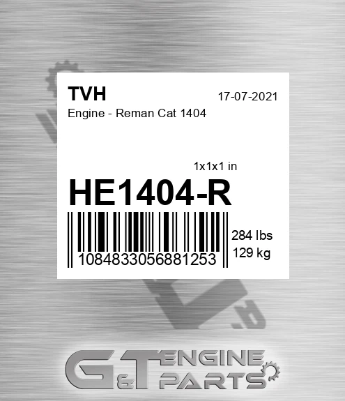 HE1404-R Engine - Reman Cat 1404