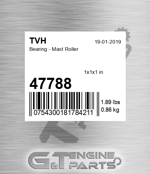 47788 Bearing - Mast Roller