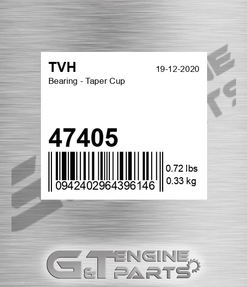 47405 Bearing - Taper Cup