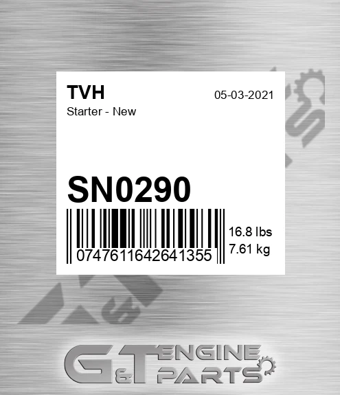 SN0290 Starter - New