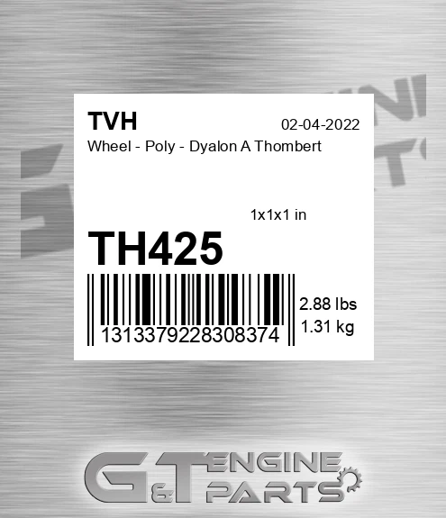 TH425 Wheel - Poly - Dyalon A Thombert