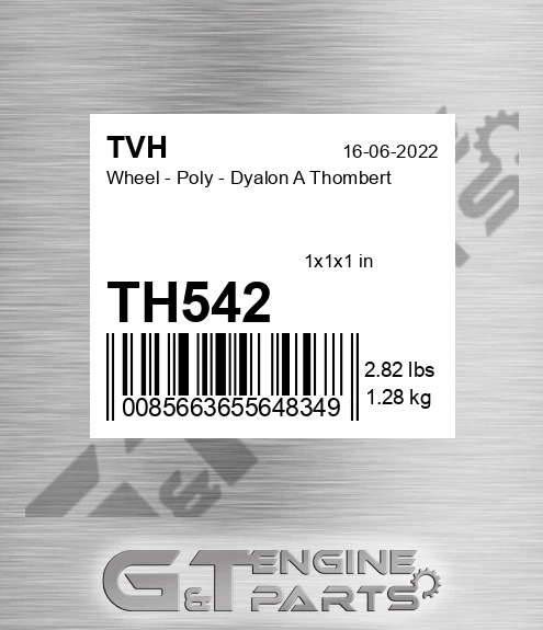 TH542 Wheel - Poly - Dyalon A Thombert