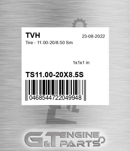 TS11.00-20X8.5S Tire - 11.00-20/8.50 Sm