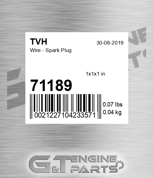 71189 Wire - Spark Plug