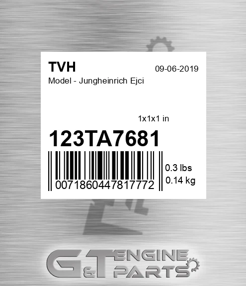 123TA7681 Model - Jungheinrich Ejci