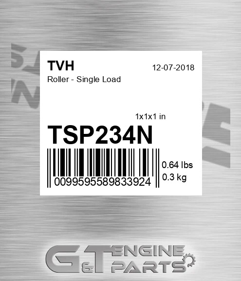 TSP234N Roller - Single Load