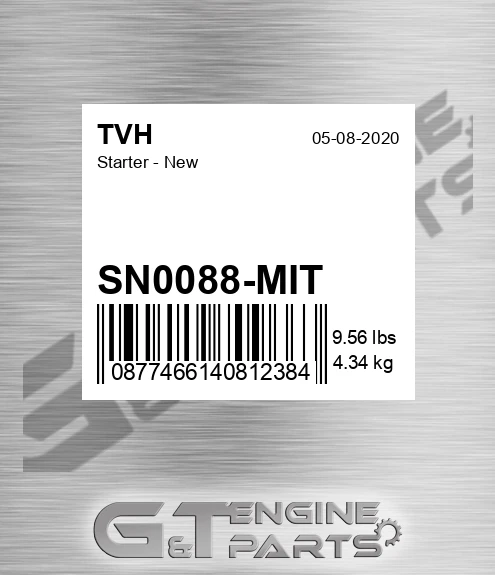 SN0088-MIT Starter - New