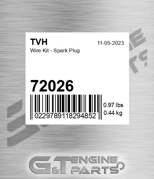 72026 Wire Kit - Spark Plug