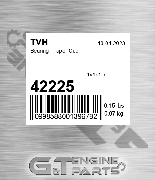 42225 Bearing - Taper Cup
