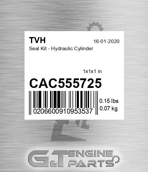 CAC555725 Seal Kit - Hydraulic Cylinder
