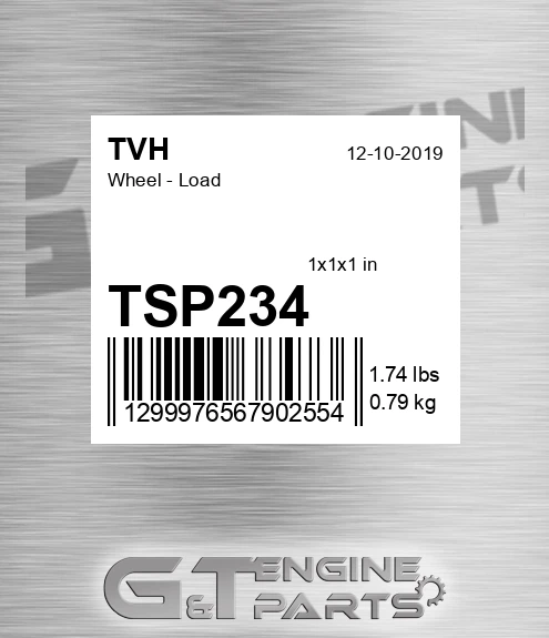 TSP234 Wheel - Load