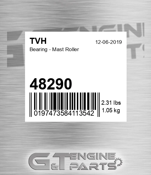 48290 Bearing - Mast Roller