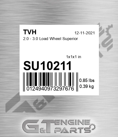 SU10211 2.0 - 3.0 Load Wheel Superior